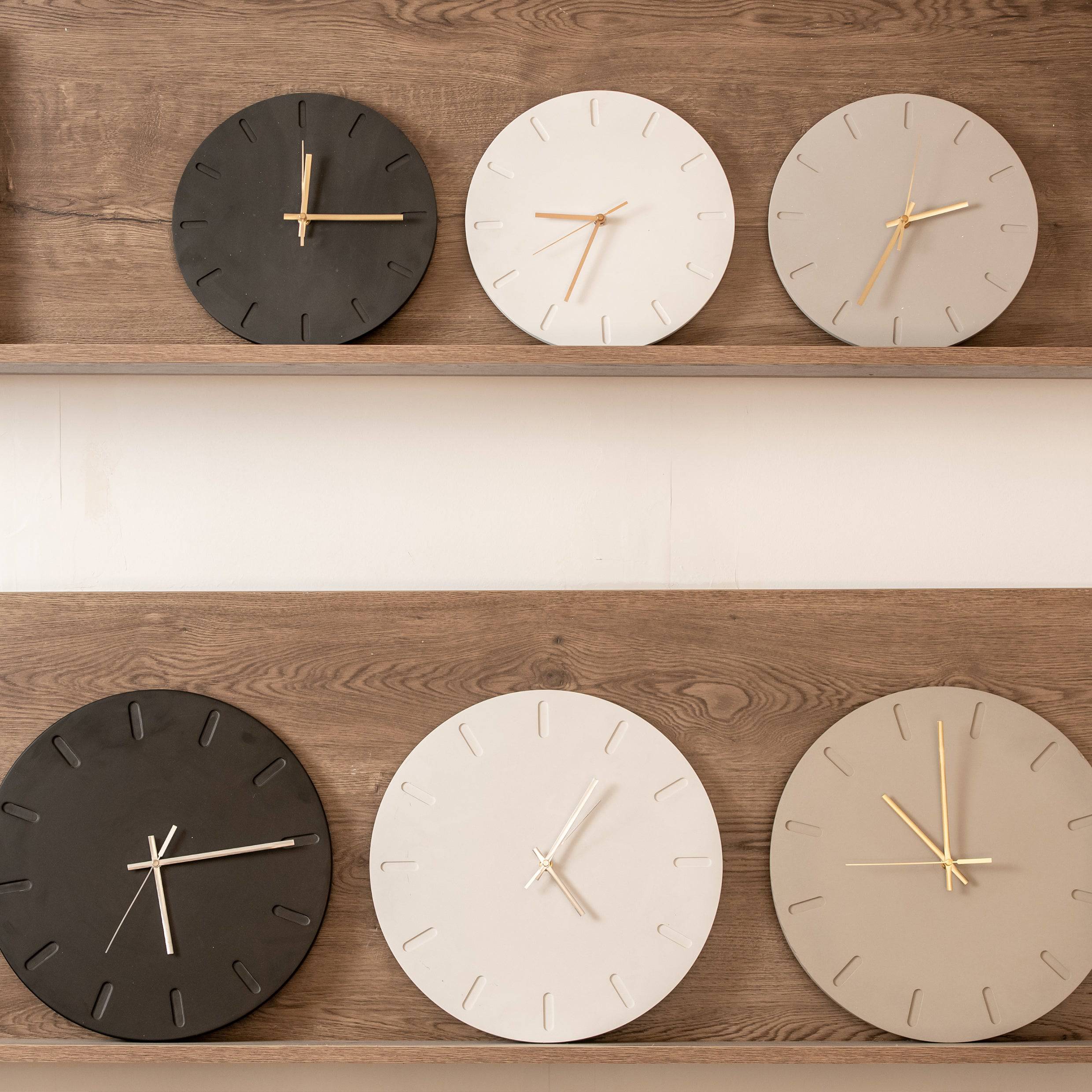 שעון קיר אפור-28