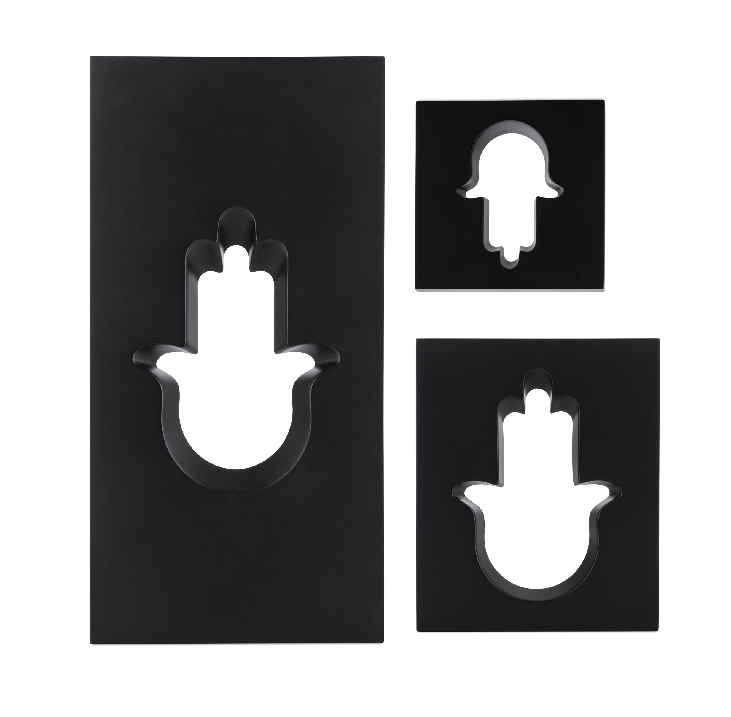 סט 3 חמסות -שחור