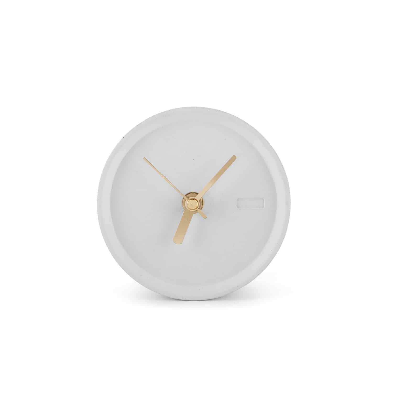 שעון שולחני - לבן