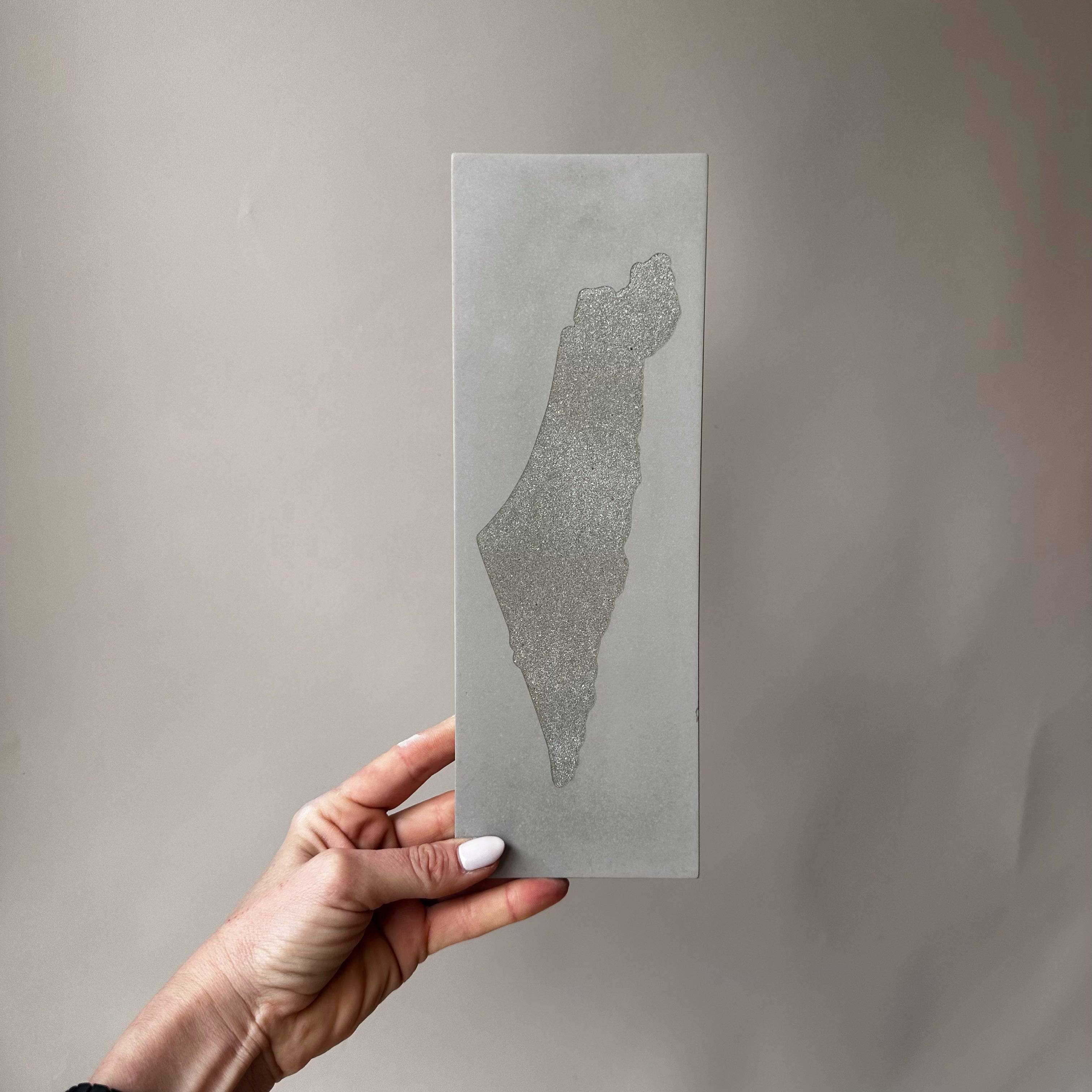 סט "מזמור תודה" + מפת ארץ ישראל-אפור