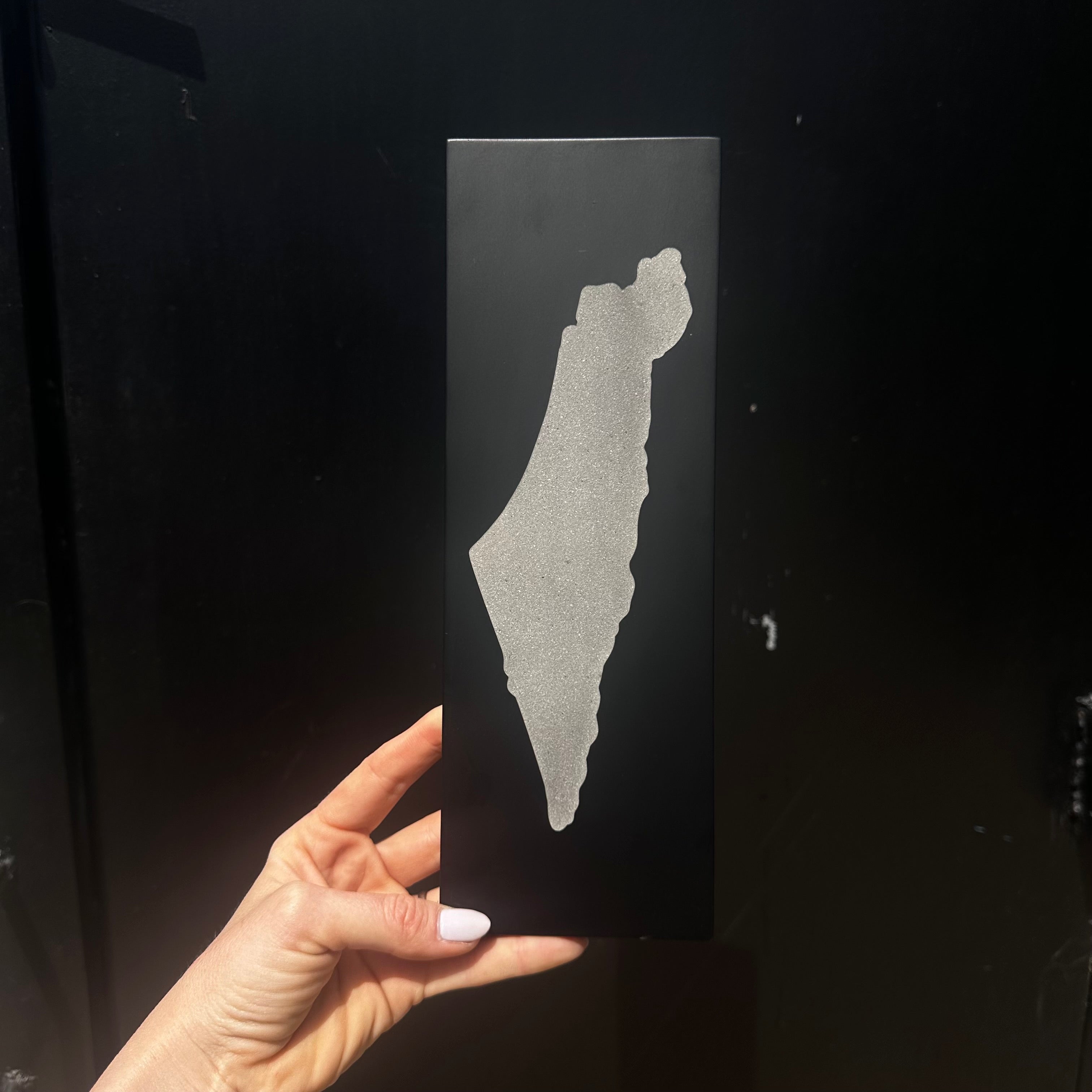 מפת ארץ ישראל | בטון-שחור