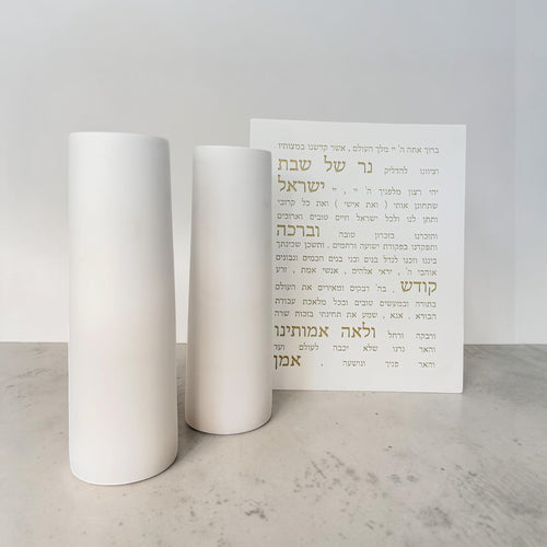 סט הדלקת נרות מהודר-לבן
