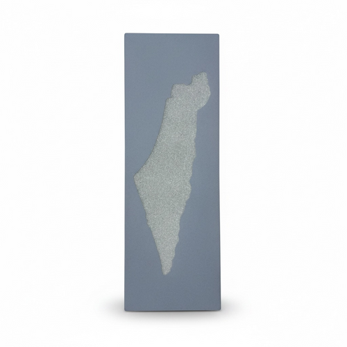 מפת ארץ ישראל | אפור טבעי