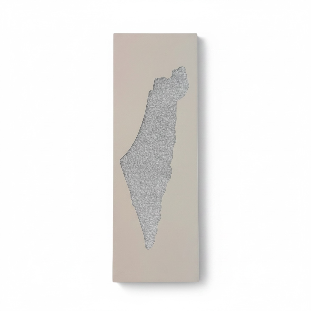 מפת ארץ ישראל | לבן טבעי