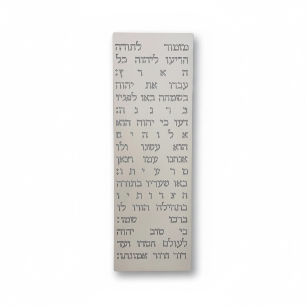מזמור תודה | לבן טבעי