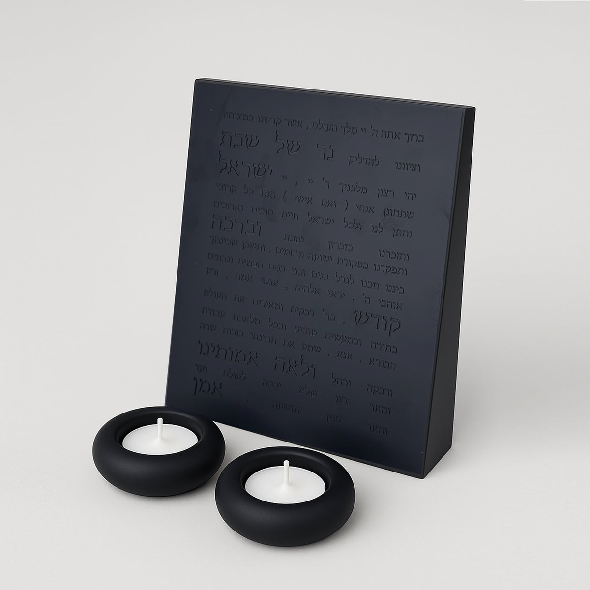 סט הדלקת נרות יוקרתי-שחור