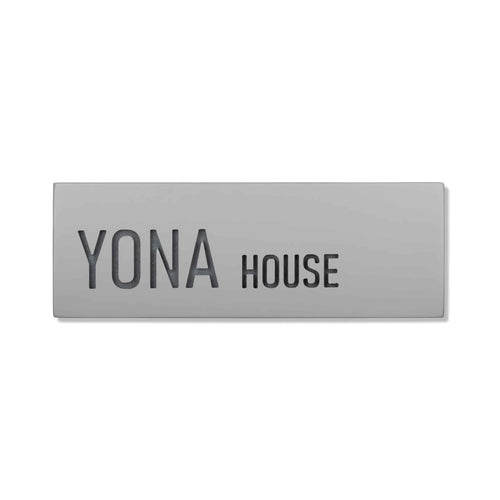 שלט כניסה לבית בטון | דגם HOUSE-G