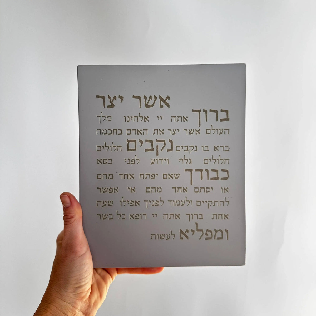 אשר יצר | דגם מעוצב-אפור